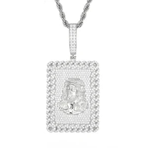 Iced Out Moissanite Pendant Necklace for Men, image 12