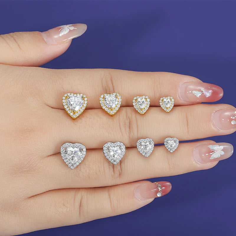 Moissanite Stud Earrings, image 10
