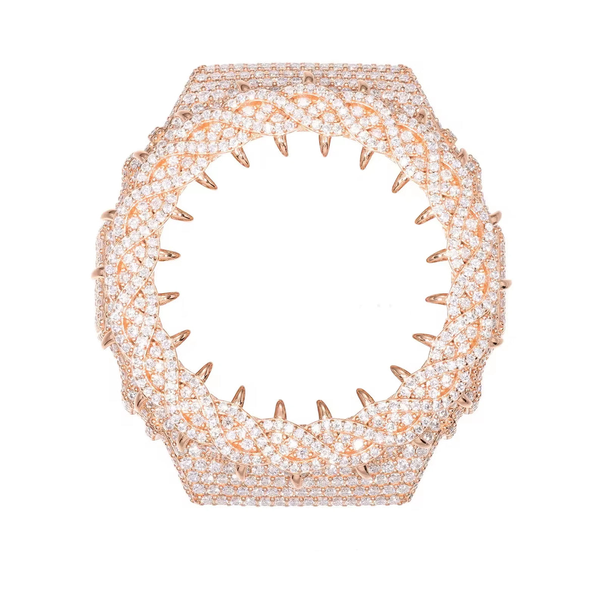 Iced Out Thorn Watch Bezel, image 9