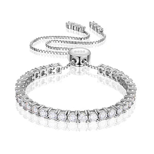 Moissanite Adjustable Tennis Bracelet, image 8