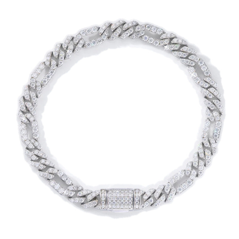 6mm Moissanite Cuban Link Bracelet, image 8