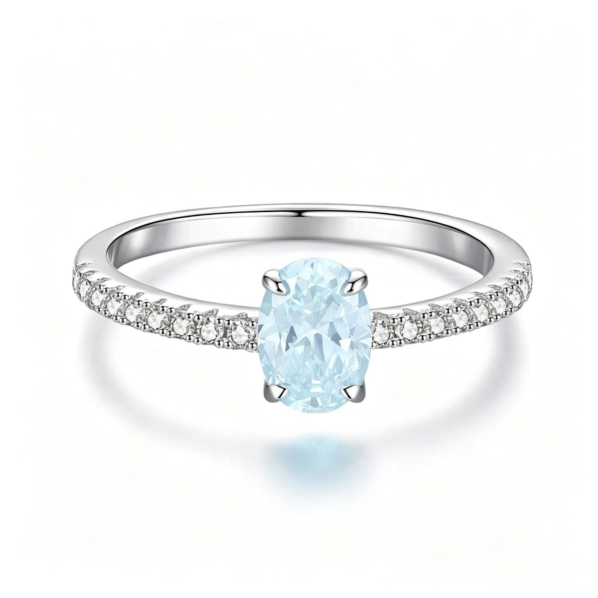 March birthstone – Aquamarine – product photo