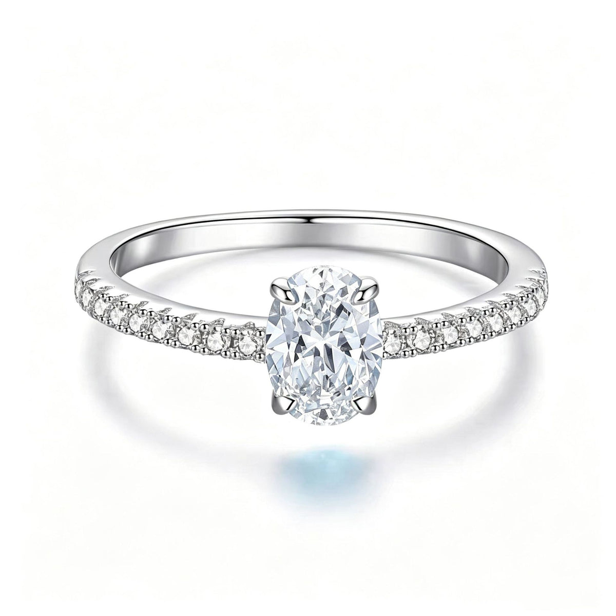 April birthstone – Moissanite – product photo
