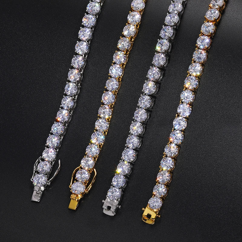 Moissanite Tennis Chain for Men