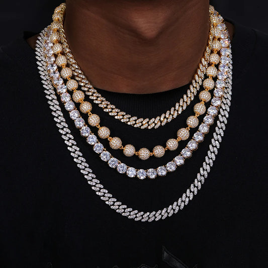Moissanite Tennis Chain for Men, image 5