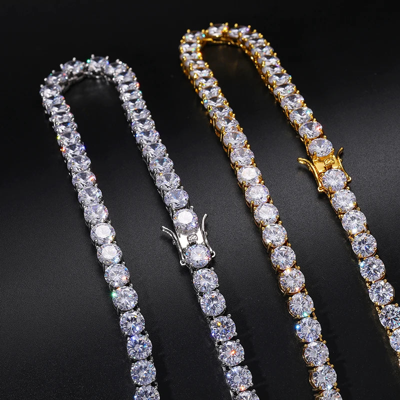 Moissanite Tennis Chain for Men, image 6