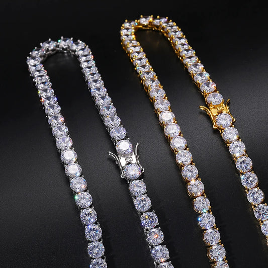 Moissanite Tennis Chain for Men, image 6