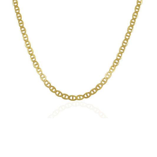 10k Yellow Gold Mariner Link Chain (3.20 mm)
