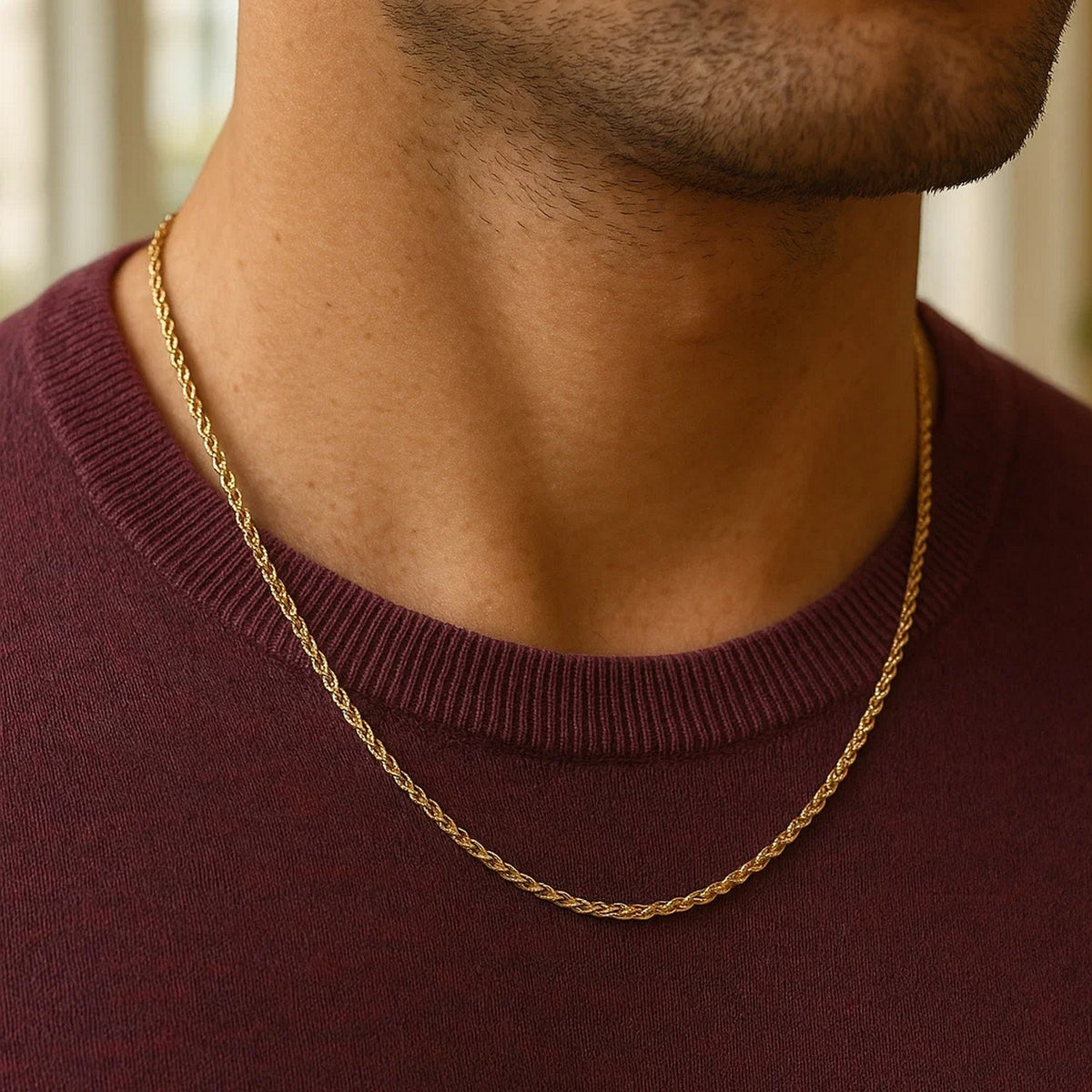 14k Yellow Gold Round Chain (1.2 mm)