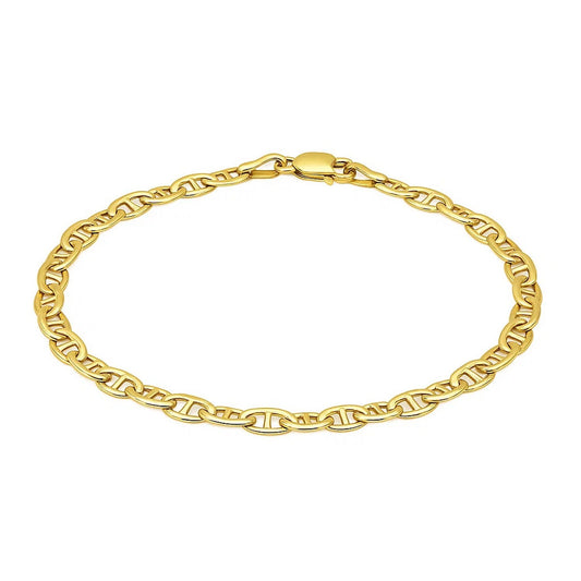 14k Yellow Gold Mariner Link Bracelet (4.50 mm)
