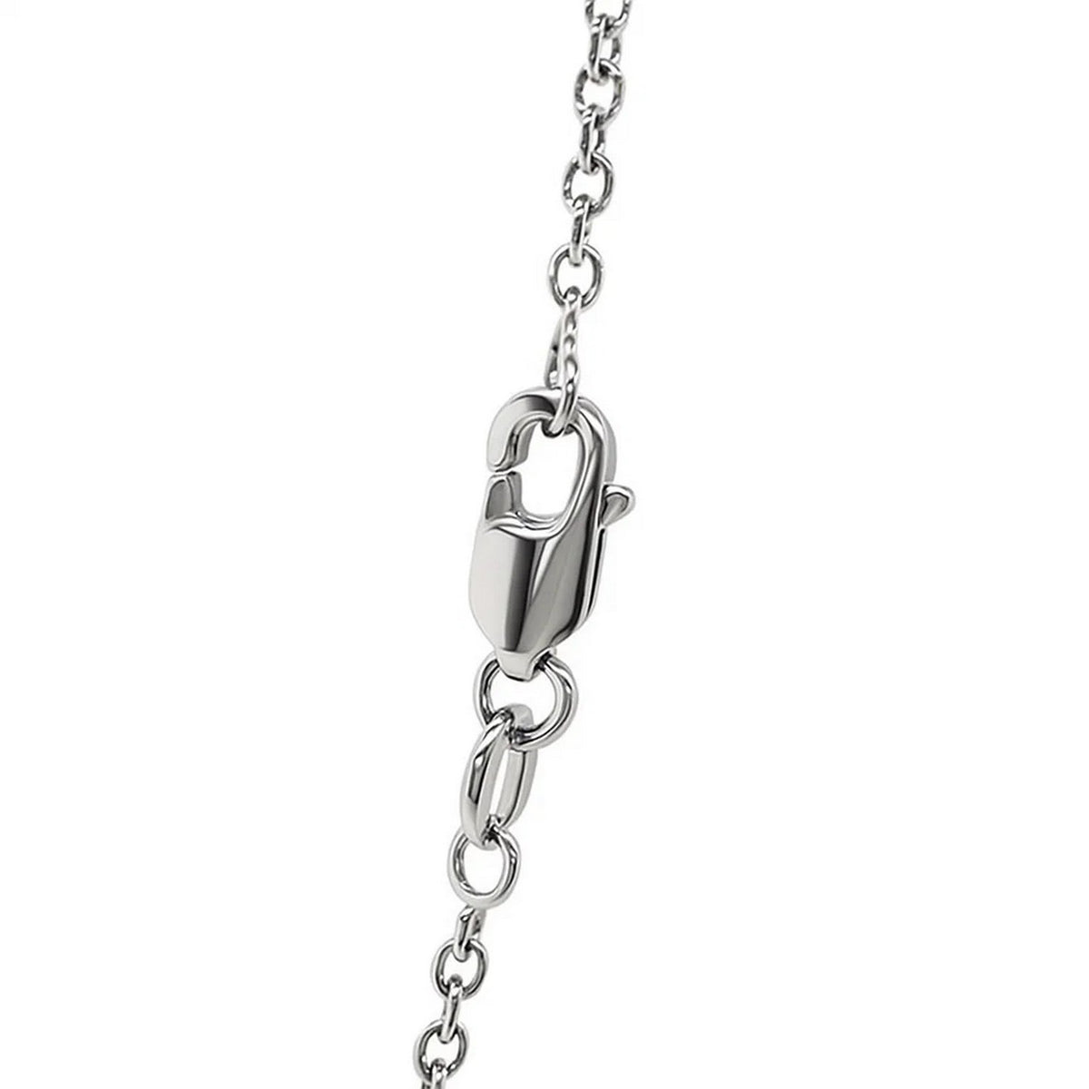 14k White Gold Diamond Cut Cable Link Chain (1.9 mm)