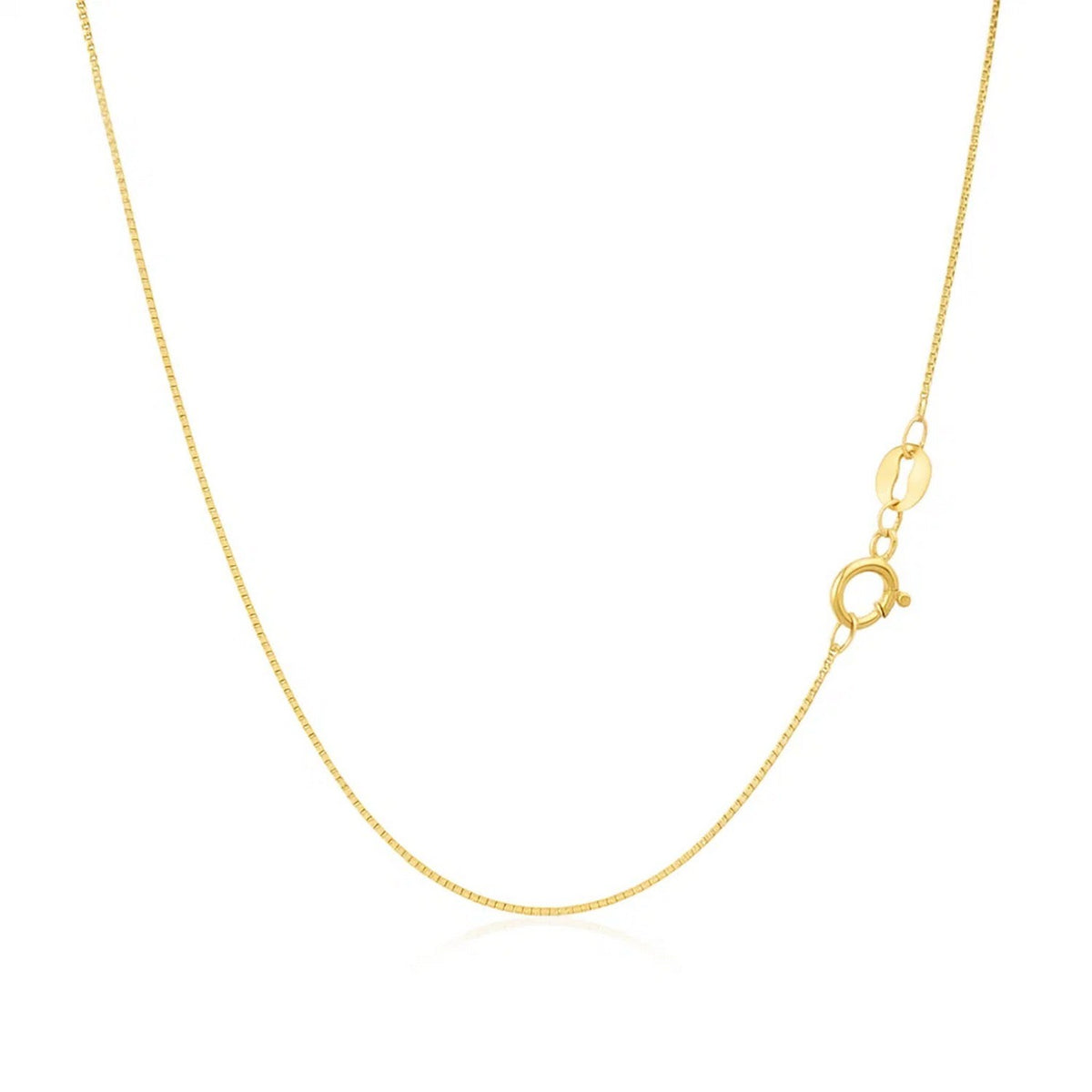 14k Yellow Gold Classic Box Chain (0.60 mm)