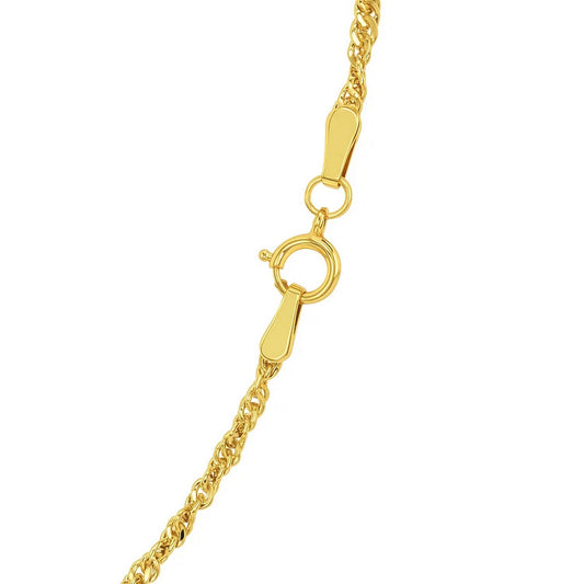 14k Yellow Gold Singapore Chain (1.80 mm)