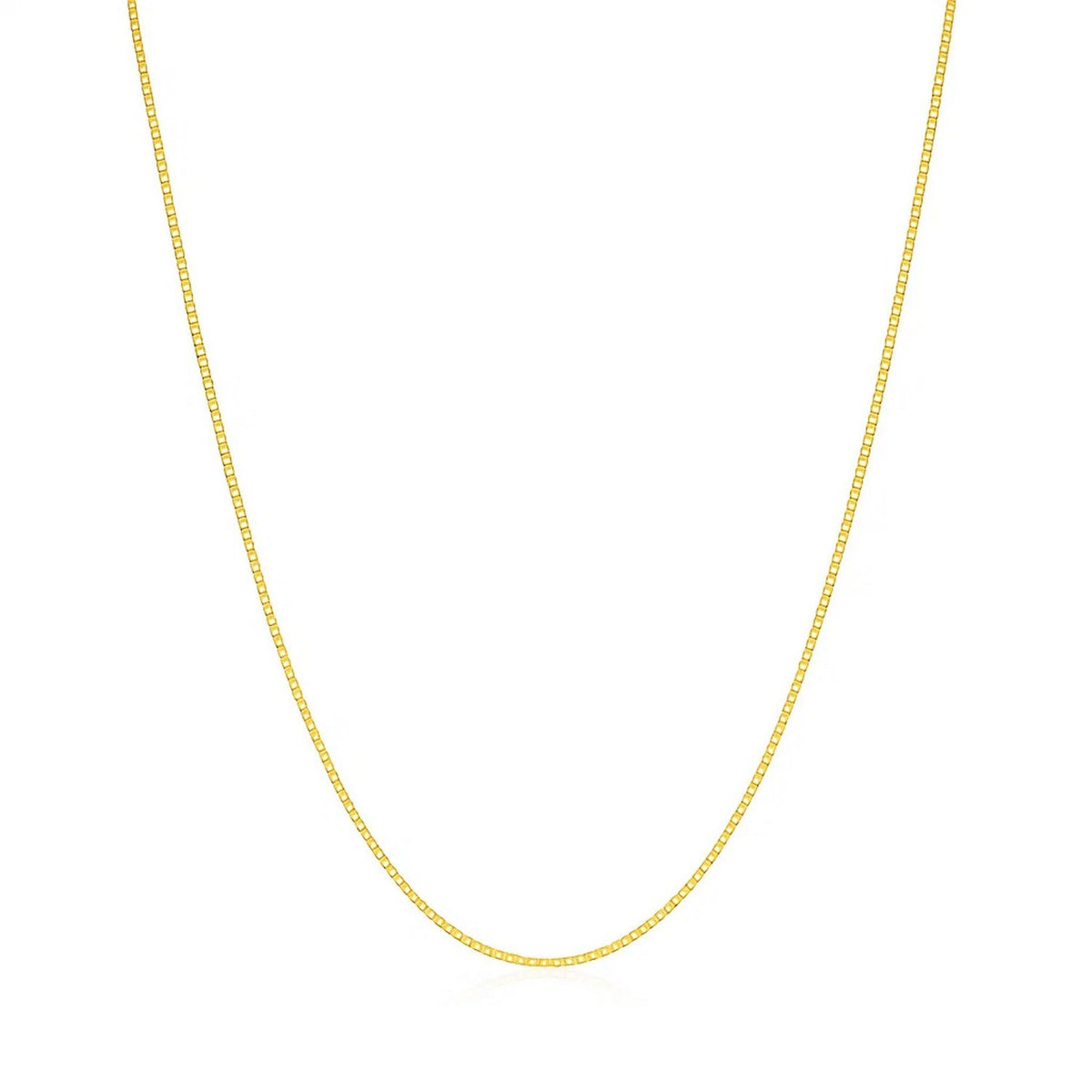 14k Yellow Gold Classic Box Chain (0.45 mm)