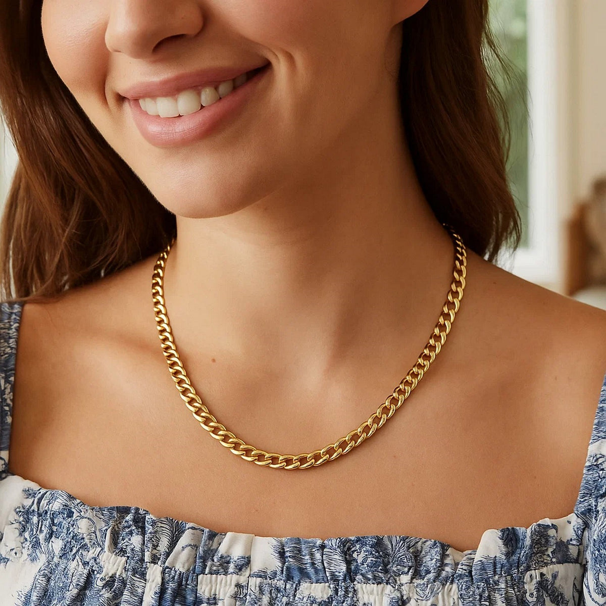 14k Yellow Gold Curb Chain (5.30 mm)