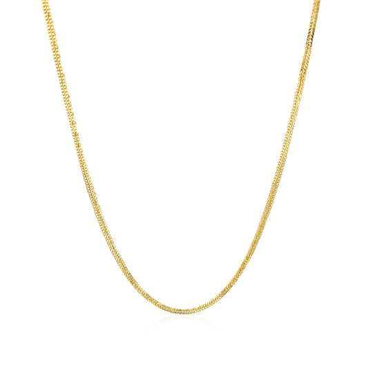 14k Yellow Gold Foxtail Chain (1.00 mm)