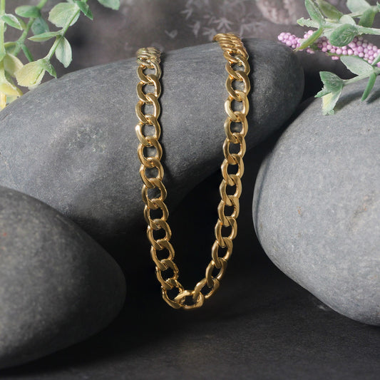 14k Yellow Gold Curb Chain (6.20 mm)