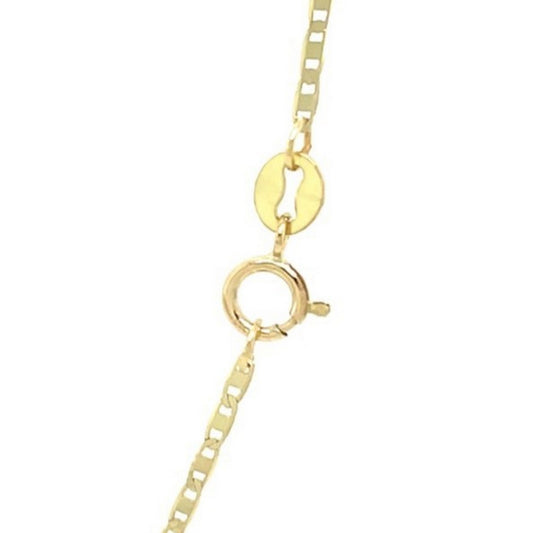 14k Yellow Gold Mariner Link Chain (1.20 mm)