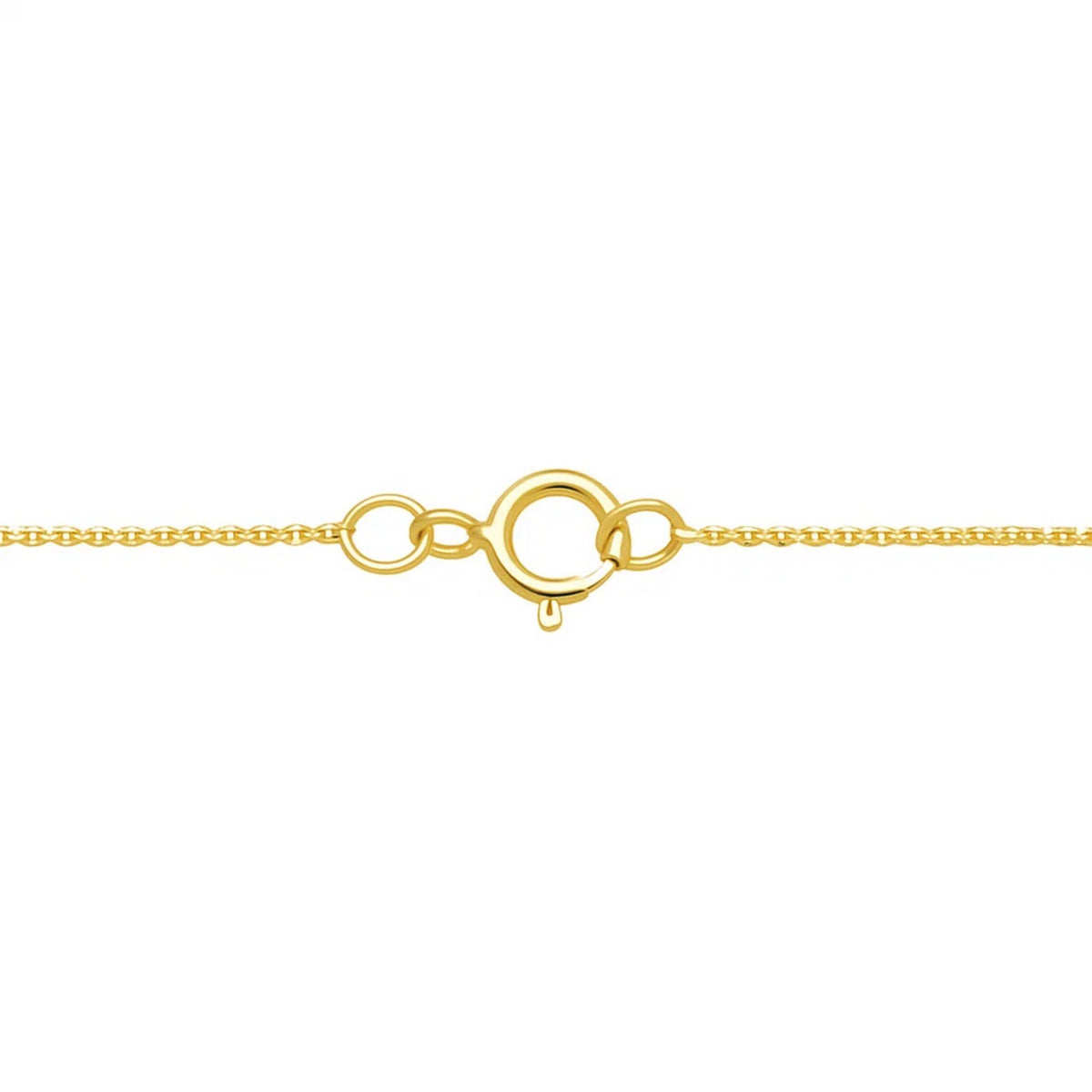 Crab Necklace in 10K Two Tone Yellow Gold