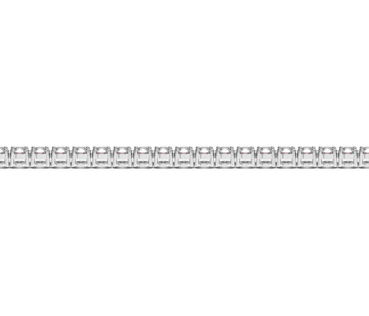 Lab Grown Round Diamond Tennis Bracelet in 14k White Gold (5 cctw F/G VS2/SI1)