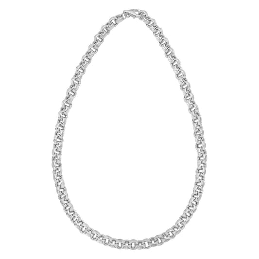 Sterling Silver Rolo Link Necklace
