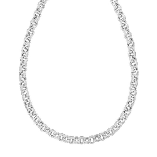 Sterling Silver Rolo Link Necklace