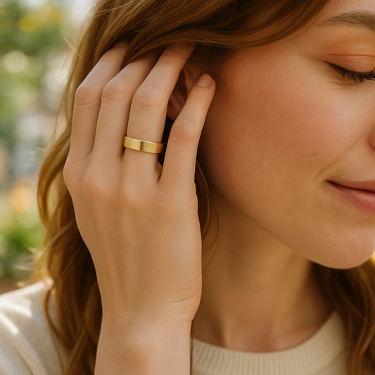 14k Yellow Gold Comfort Fit Wedding Band (6.00 mm)