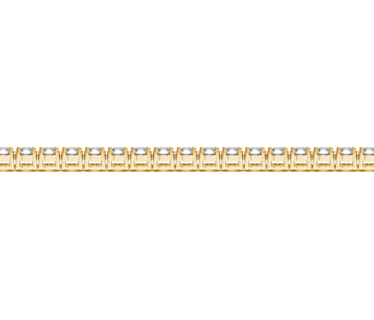 Lab Grown Round Diamond Tennis Bracelet in 14k Yellow Gold (6 cctw F/G  VS2/SI1)