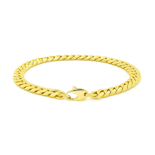 14K Yellow Gold Cuban Link Bracelet (5.90 mm)