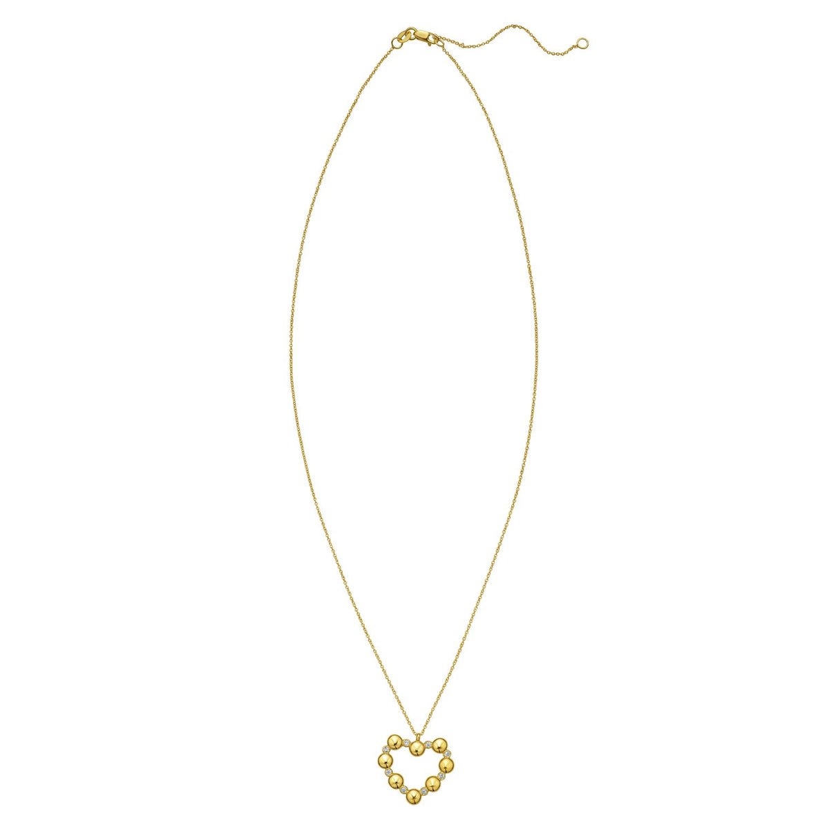 14K Yellow Gold Diamond Cut Cable Chain Necklace