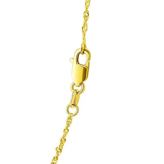 14k Yellow Gold Singapore Chain (1.30 mm)