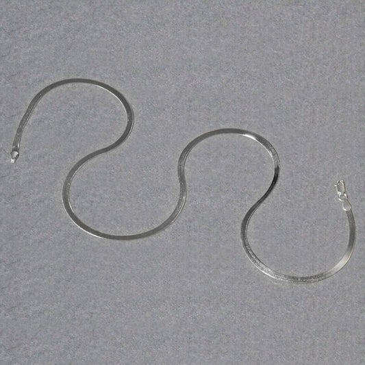 14k White Gold Super Flex Herringbone Chain (2.80 mm)