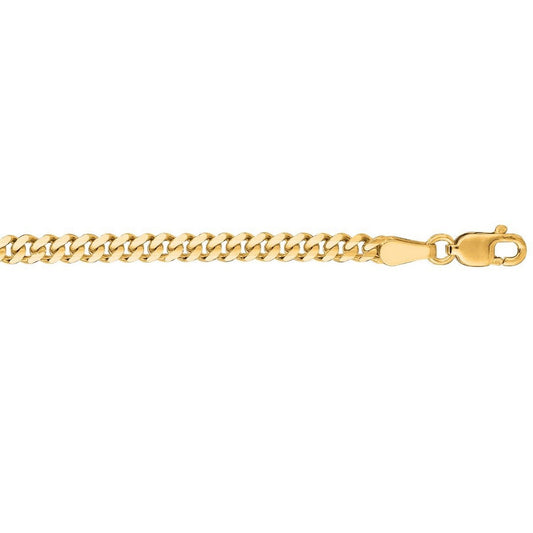 14k Yellow Gold Light Gourmette Chain (3.60 mm)