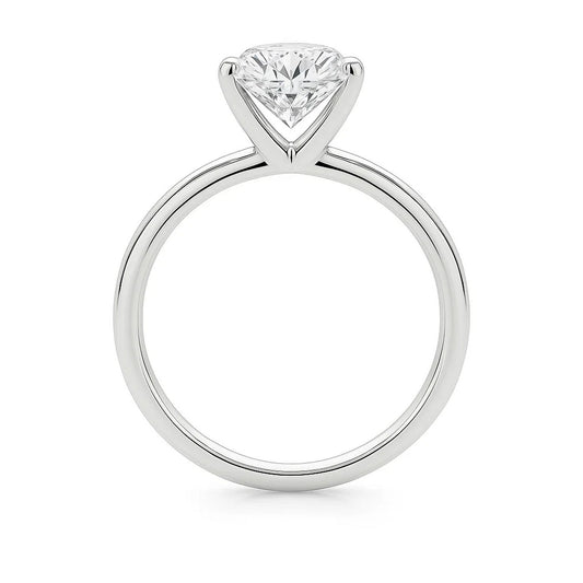 3 Carat Princess Lab Grown IGI G/VS1 Diamond Solitaire Ring in 10K White Gold
