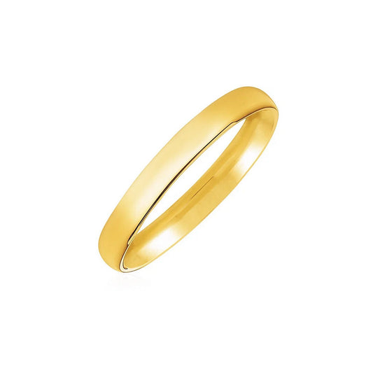 14k Yellow Gold Comfort Fit Wedding Band(3.00 mm)
