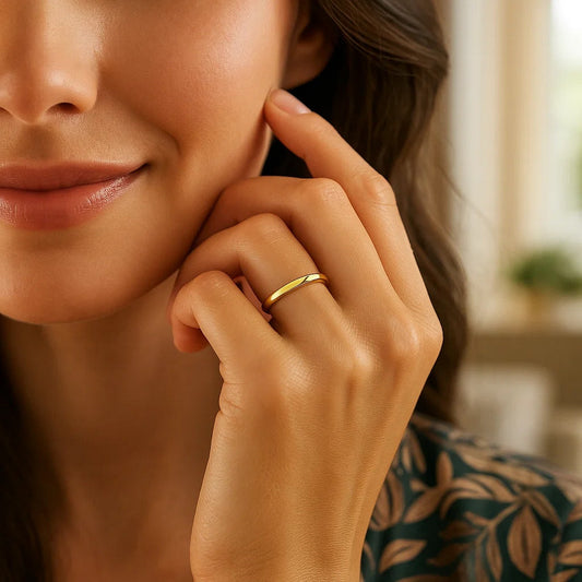 14k Yellow Gold Comfort Fit Wedding Band(3.00 mm)