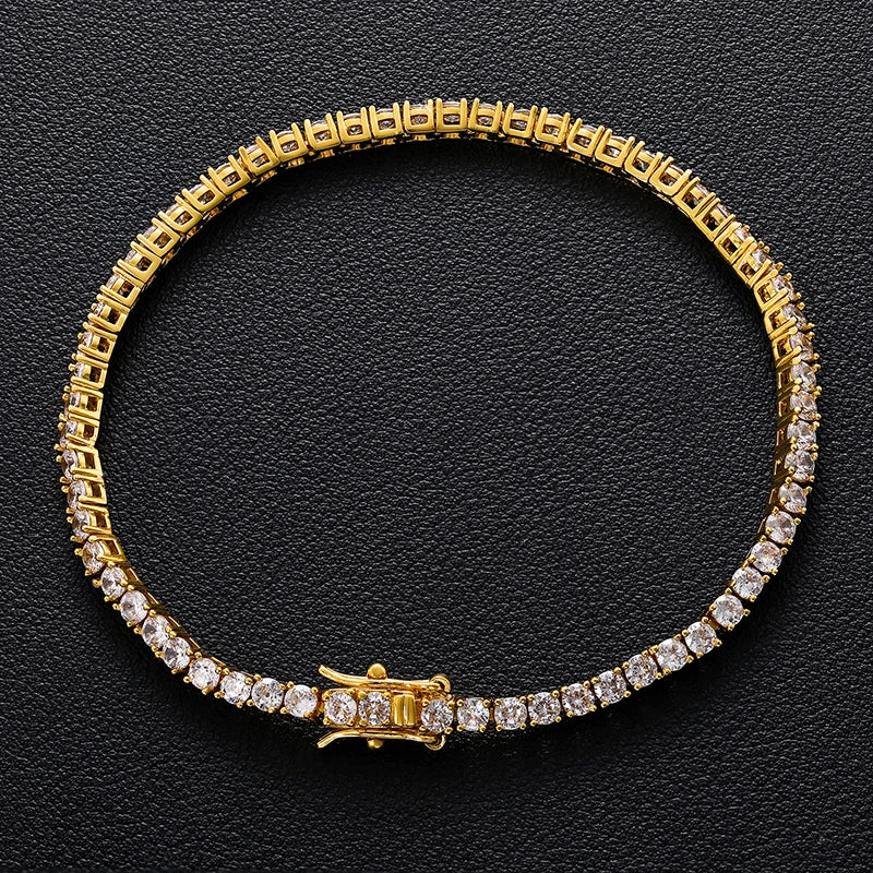 3mm to 5mm Moissanite Tennis Bracelet for Men, image 3