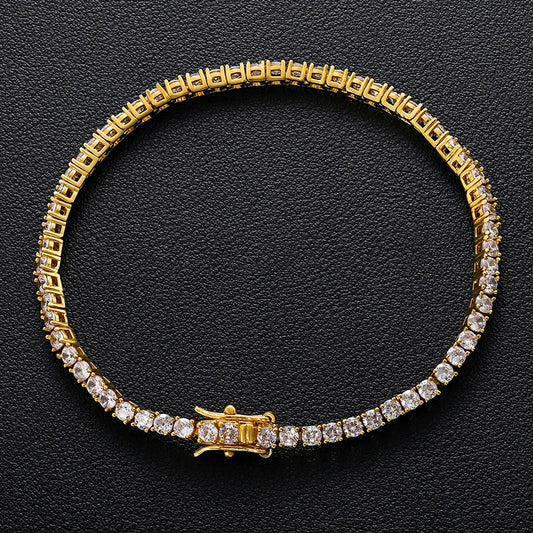 3mm to 5mm Moissanite Tennis Bracelet for Men, image 3