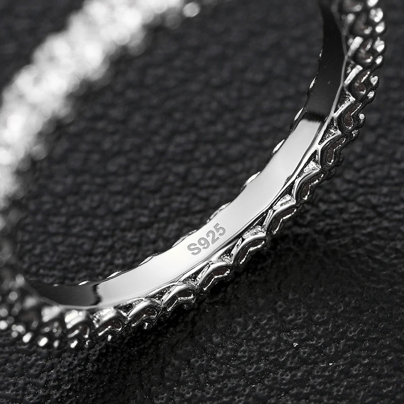 Moissanite Full Eternity Band Ring, image 5