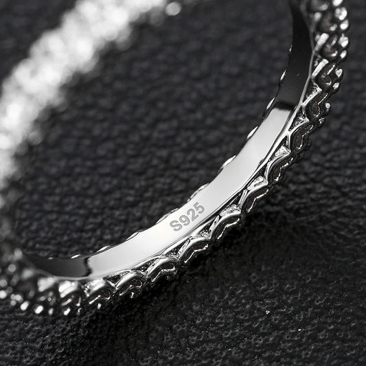 Moissanite Full Eternity Band Ring, image 5