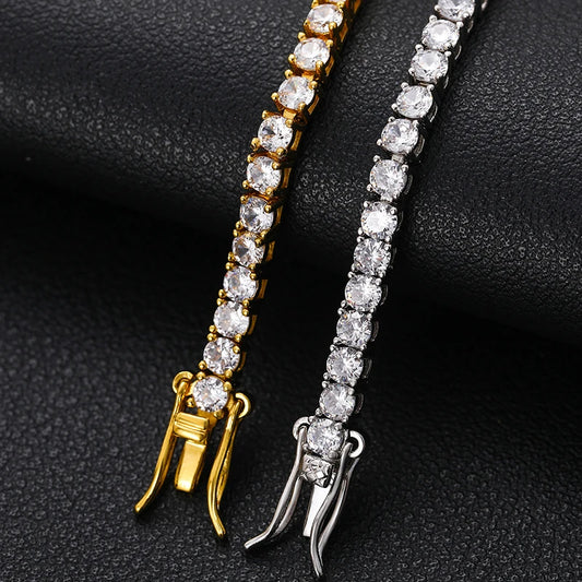 3mm to 5mm Moissanite Tennis Bracelet for Men, image 4