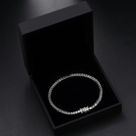 3mm to 5mm Moissanite Tennis Bracelet for Men, image 6