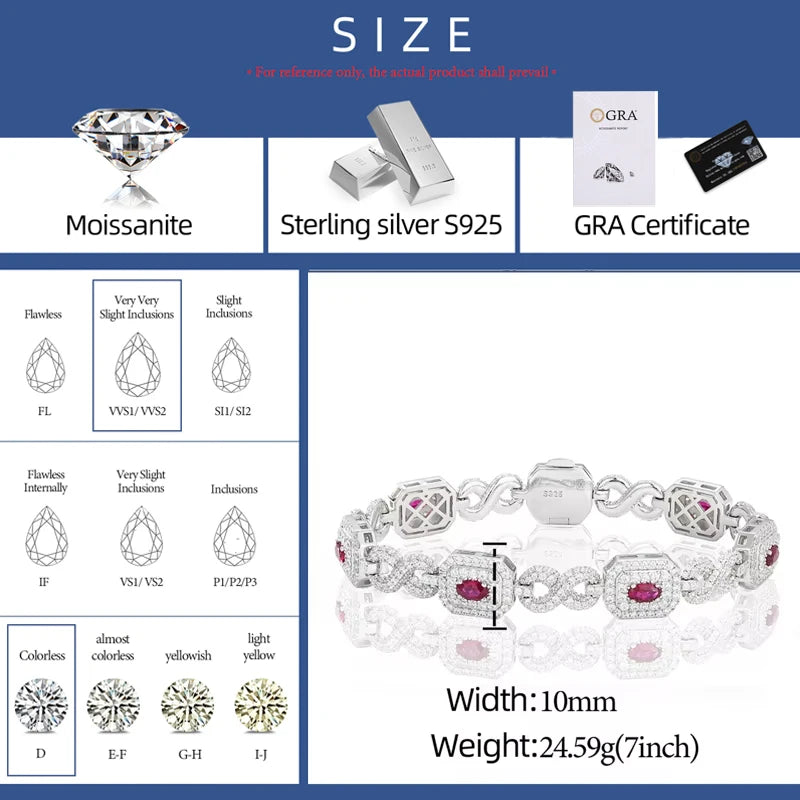 Iced Out Sugar Cube Link Bracelet for Men, image 3