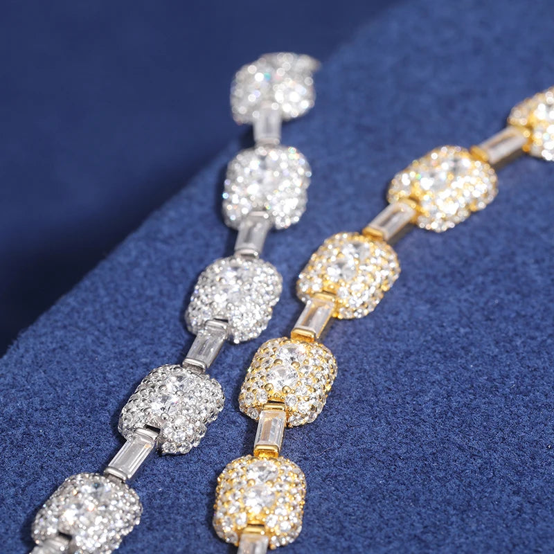 7mm Iced Out Link Bracelet for Men, image 5
