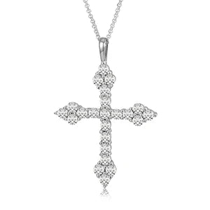 Moissanite Cross and Ankh Pendant Necklaces, image 14