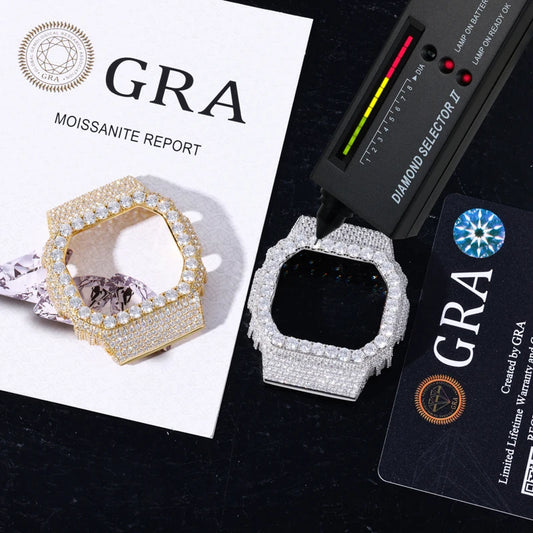Iced Out Moissanite Watch Case, image 4