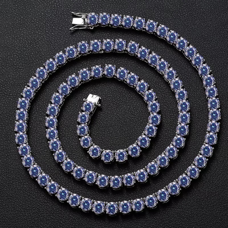 Colourful Tennis Chain Necklace or Bracelet, image 9
