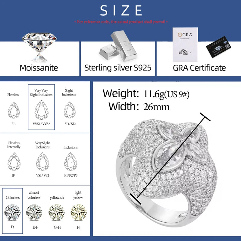 Iced Out Cross Ring for Men, image 3