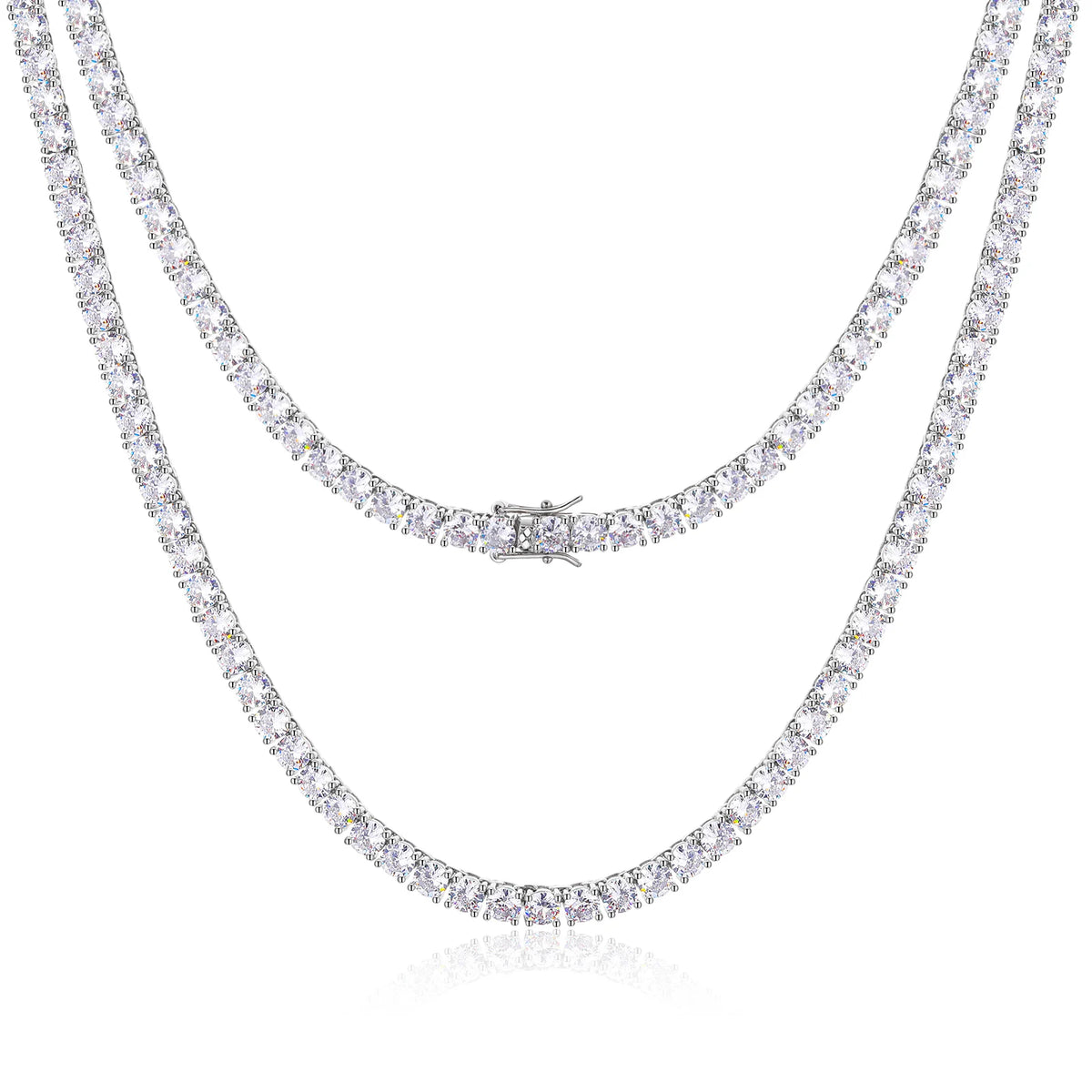 4mm Moissanite Tennis Bracelet or Necklace, image 8