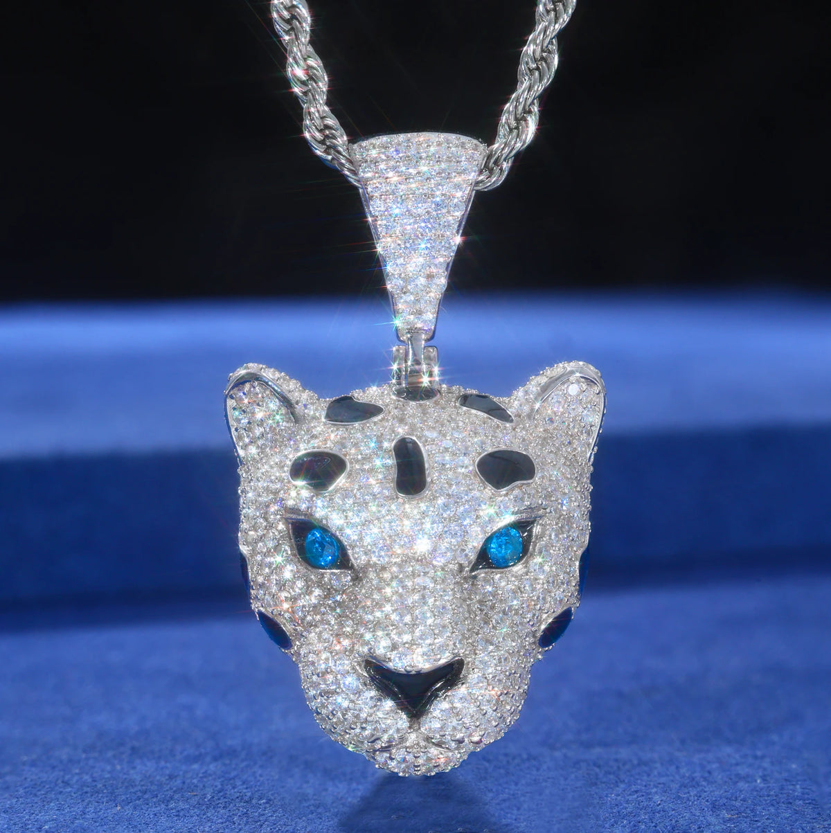 Iced Out Animal Head Pendant for Men, image 12